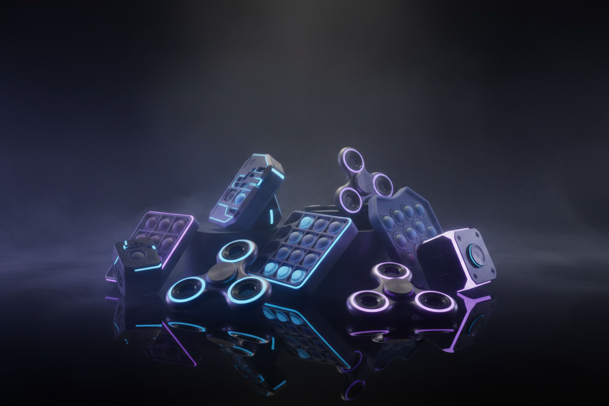 Fidgets,  accesorios anti-estres, etc
