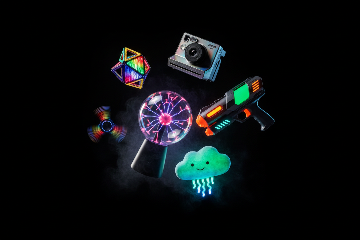 Productos trending con fondo negro misterioso